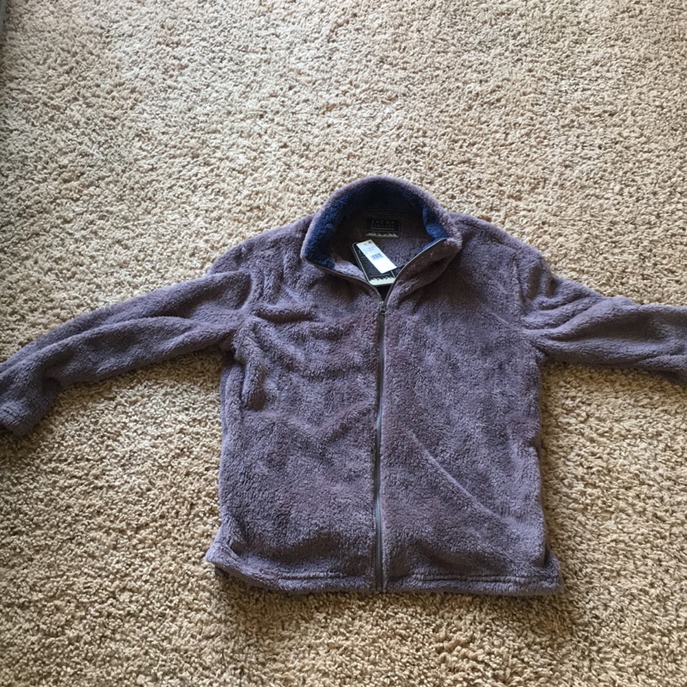 Jachs fuzzy zip up jacket